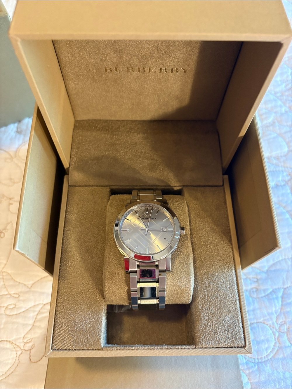 Burberry Stainless Steel Watch-Silver